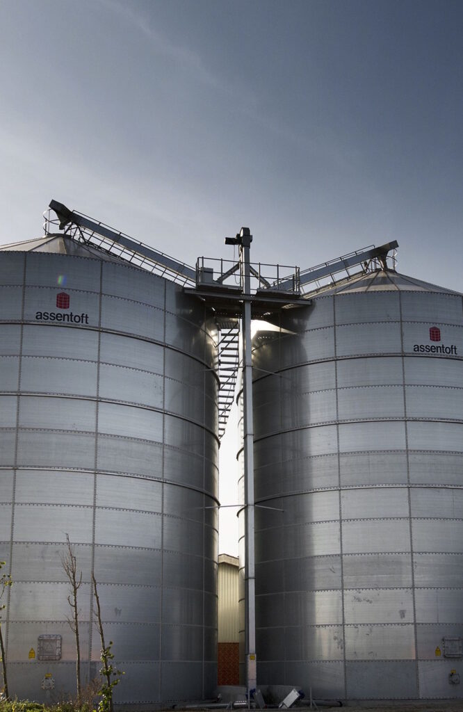 Siloer med transport anlæg